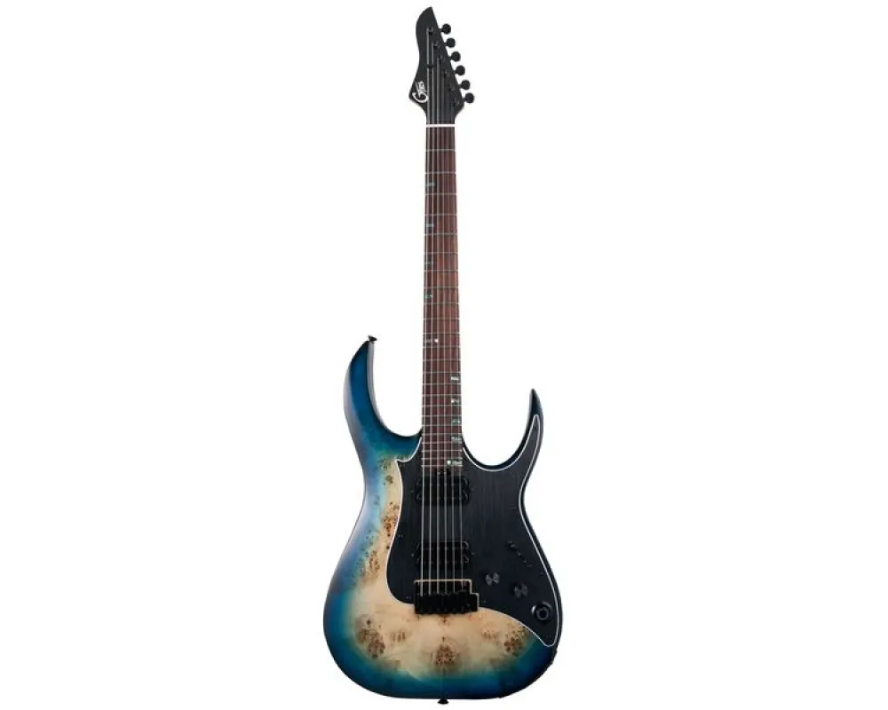 Mooer GTRS Guitars Modern 810 Blue Burst Intelligent Guitar with Gig Bag