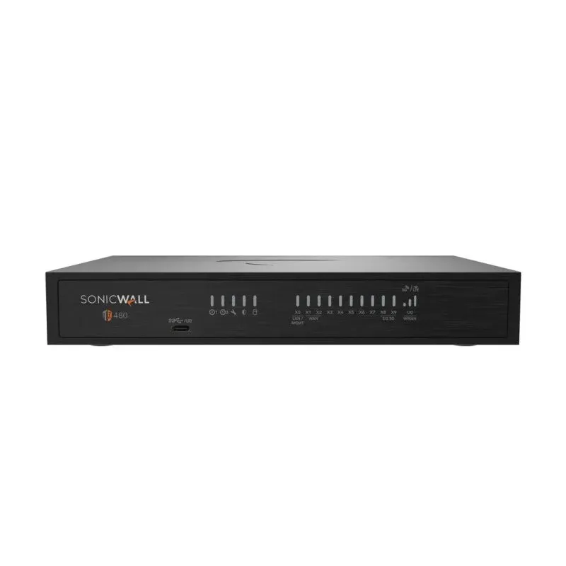 Router SonicWall TZ480 Com Fios 4 Gbit/s 8 Portas Ethernet Gigabit