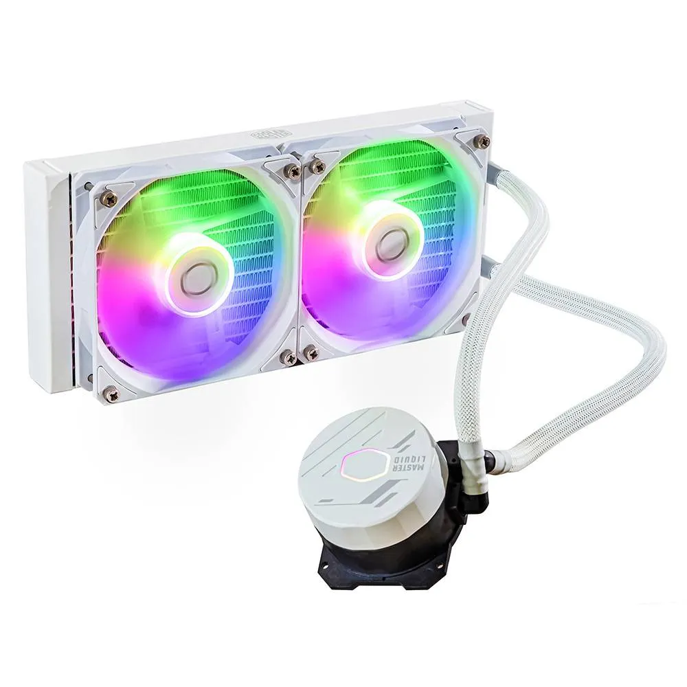 Water Cooler CPU Cooler Master MasterLiquid 240L Core ARGB 240mm Branco - Recondicionado