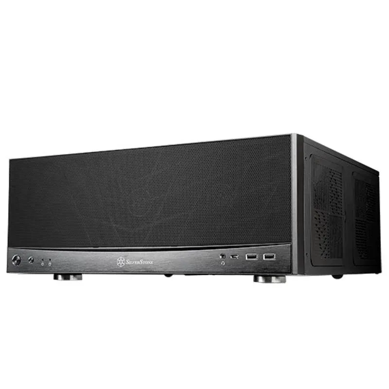 Caixa de Computador Caixa HTPC Silverstone GD11 Branca ATX micro ATX Mini-ITX