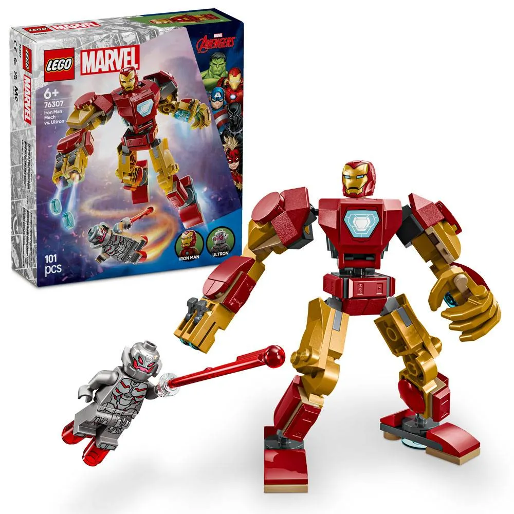 LEGO Marvel Robô do Iron Man VS Ultron - 76307