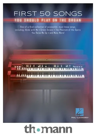 Hal Leonard 50 Songs You Should Organ