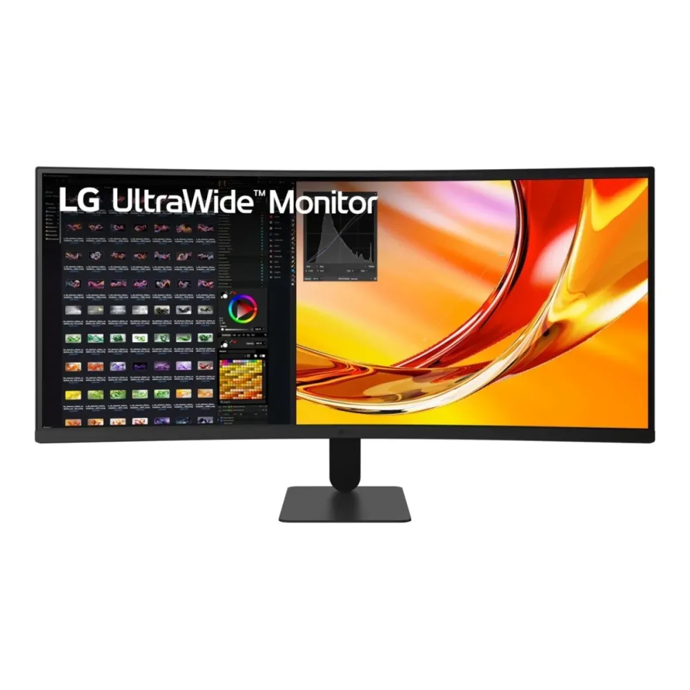 Monitor Profissional LG 34U601B-B 34" VA WQHD 120Hz Preto - 34U601B-B