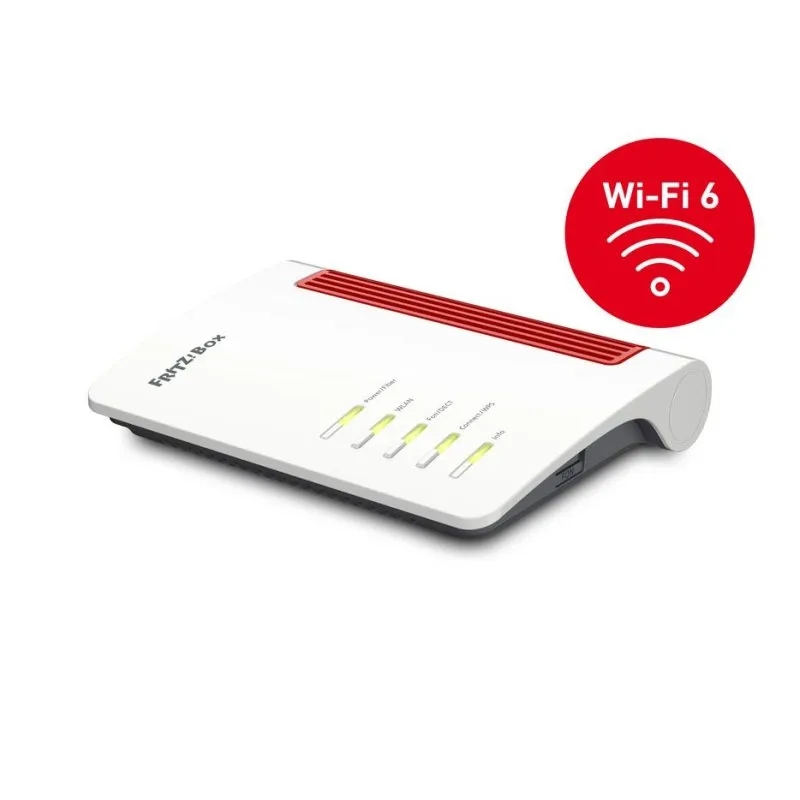 Router Fritz FRITZ!Box 5530 Fiber WiFi 6 3Gbps Dupla Banda GPON SFP