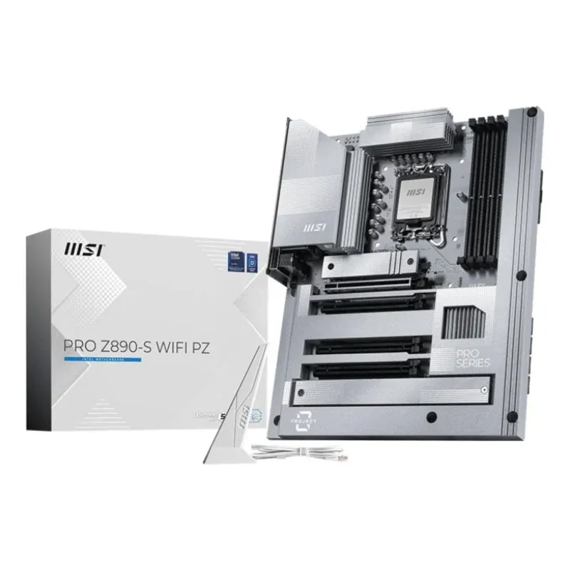 MSI PRO Z890-S WIFI PZ Motherboard ATX Z890 LGA1851 Wi-Fi 7 PCIe 5.0 RAID 7.1CH