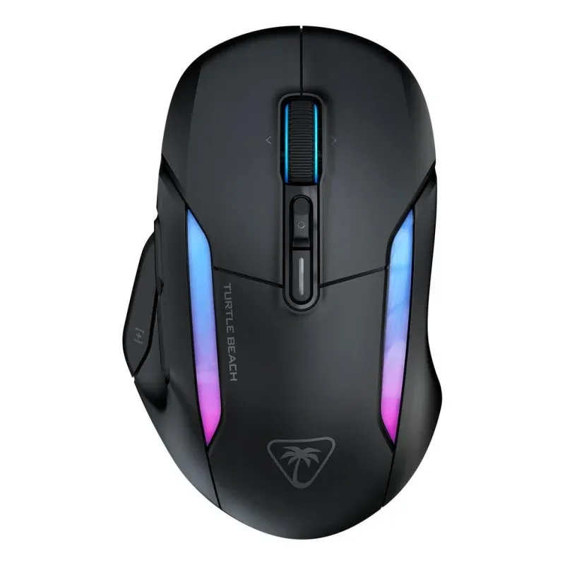 Rato Turtle Beach Kone II Air RF Wireless Bluetooth 26000 DPI Preto RGB 7 Botões