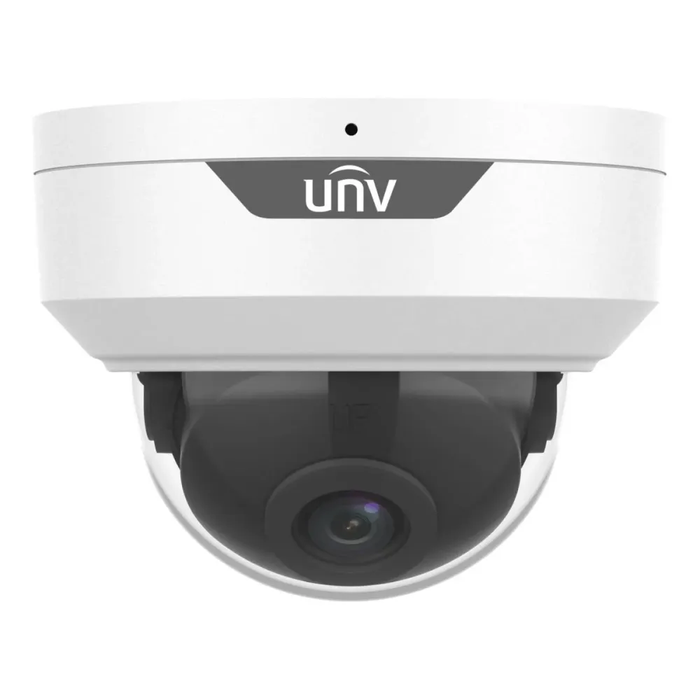 Câmara de Segurança IP Uniview Easy Dome PoE 5MP 2.8mm IP67 IK10 Branca