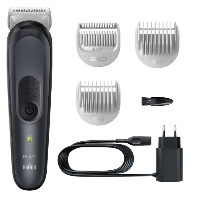 Aparador corporal braun pret/cinz-bg3350