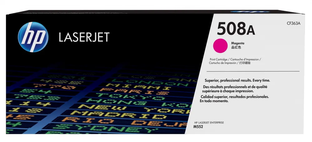 HP 508A Magenta Original LaserJet Toner Cartridge CF363A