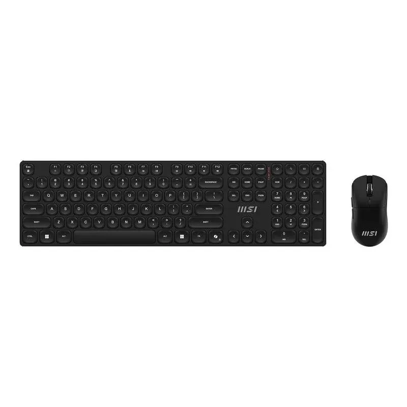 Teclado MSI Forge K210 sem fios mecânico completo com rato óptico incluído