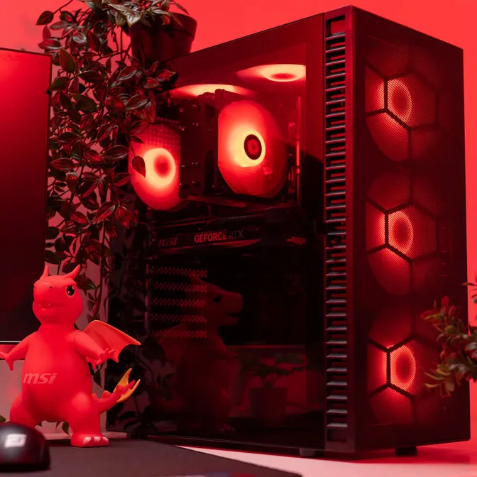 Computador Mach 3.1 Gamer-PC Powered by MSI Ryzen 7 5700X3D 32GB DDR4 1TB RTX 5070 WiFi W11