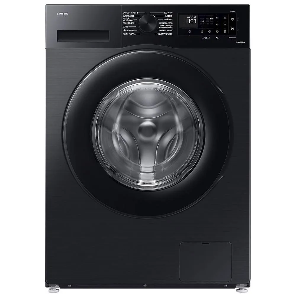 Máquina de Lavar Roupa de Livre Instalação Samsung AI Eco Bubble WW11DG5B25AB 11kg 1400RPM A Preta