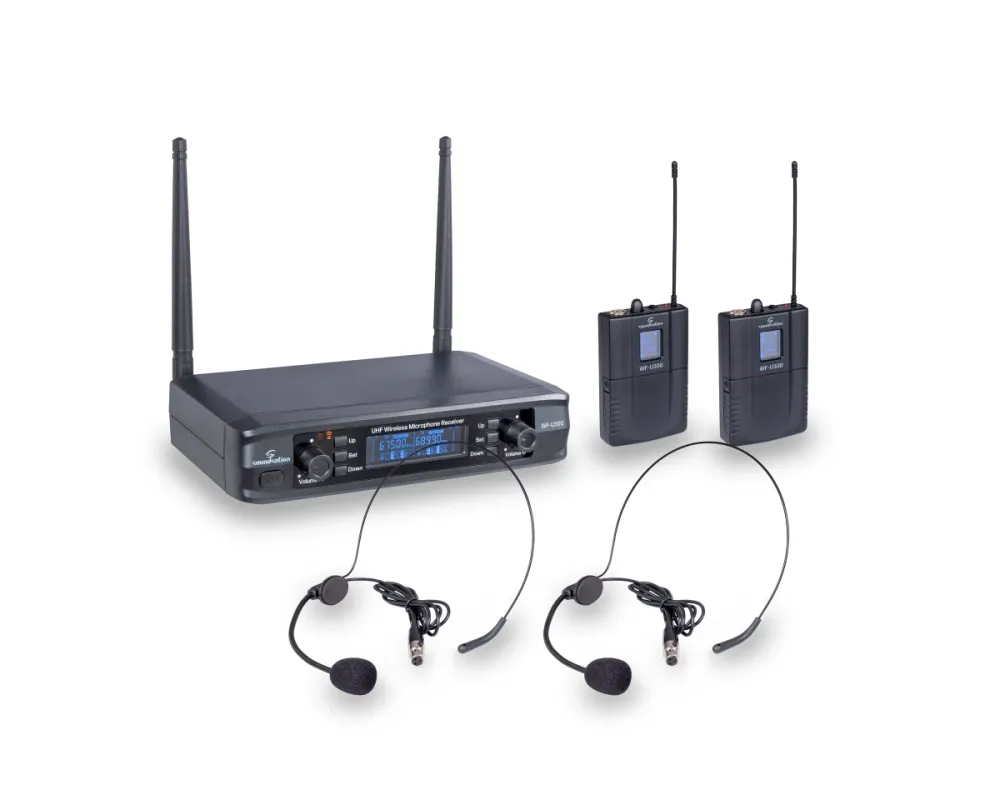 Soundsation WF-U300PP-A1 Sistema s/fios c/2 headsets