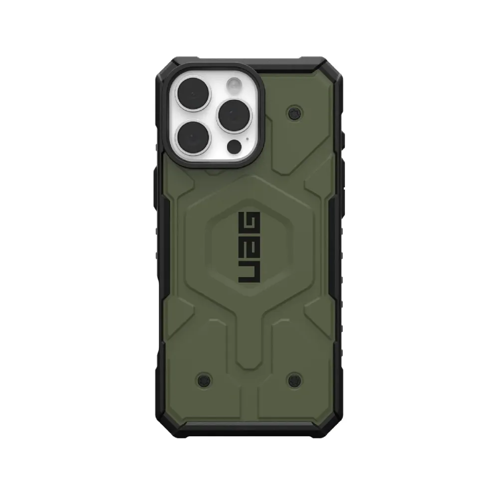 Capa Urban Armor Pathfinder iPhone 16 Pro MagSafe Verde Oliva