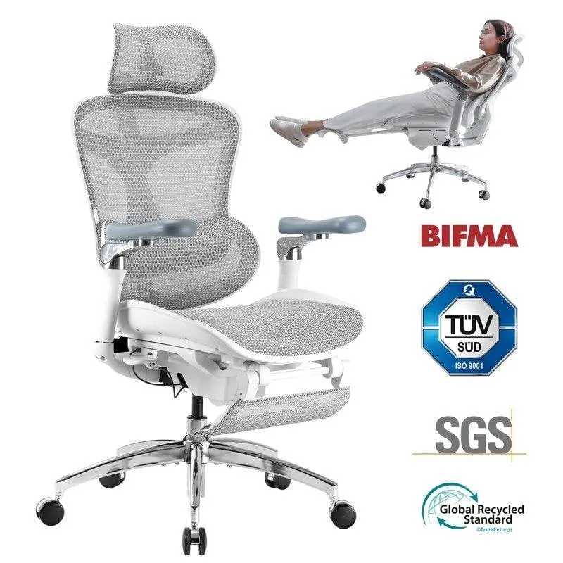 Cadeira de Escritório Ergonómica Sihoo Doro C300 Pro JT - Braços 5D, Suporte Lombar Autoajustável