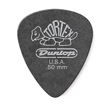 Palhetas Jim Dunlop Tortex Standard Preto 0.50mm 72 UN