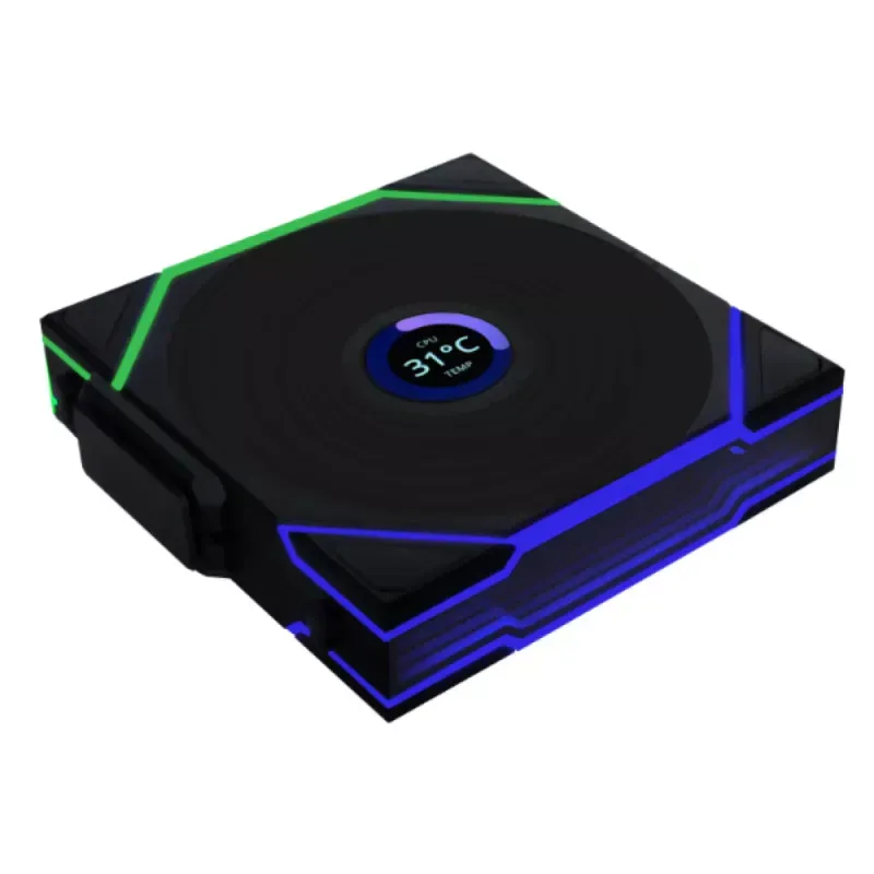 Ventoinha Lian Li UNI FAN TL120 LCD Wireless RGB Reverse PWM Preto 120mm