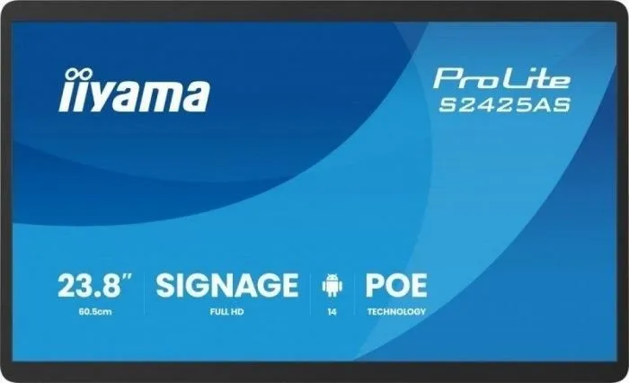 iiyama S2425AS-B1P Exibição de Sinal ProLite 23,8" IPS S2425AS-B1P