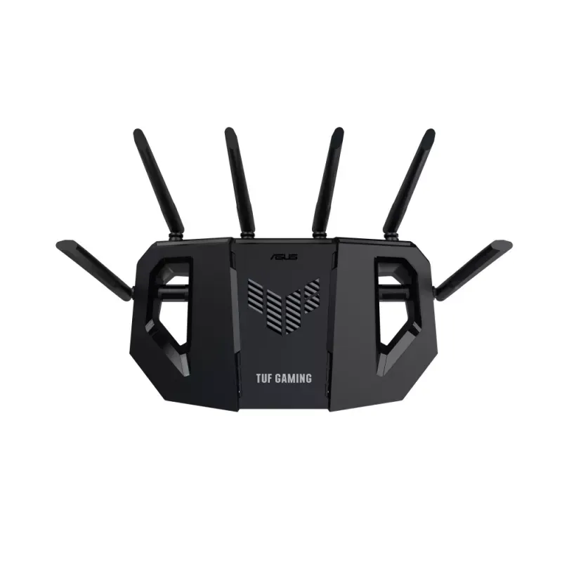 ASUS TUF Gaming BE6500 Dual Band WiFi 7 Router 4K-QAM Multi-Link Operation MLO Quad 2.5GbE port