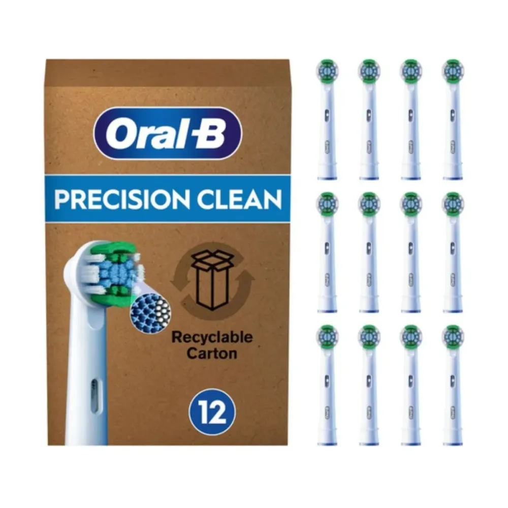 Cabeças de Escovas de Dentes Oral-B Precision Clean (12 Unidades)