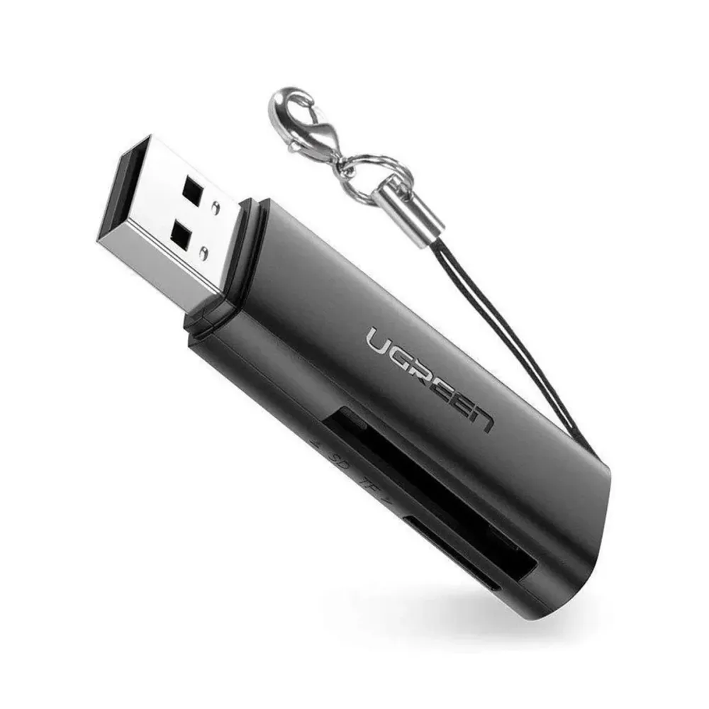 Leitor de Cartões Ugreen CM264 USB 3.0 para TF/SD Preto