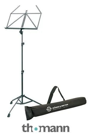 K&M 107 Music Stand Black Set