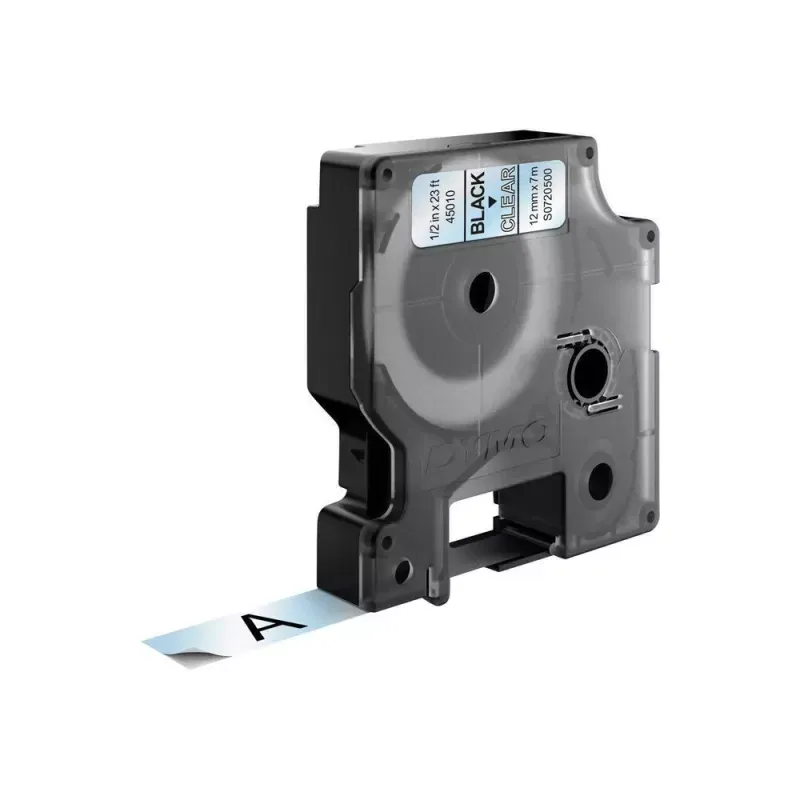 D1 - CINTAS DYMO 12MMX7M NEG/TRANS