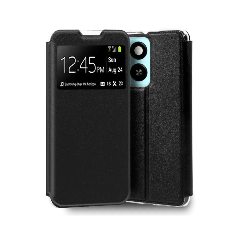 Capa Flip Cover ZTE Blade A55 / A35 Preta