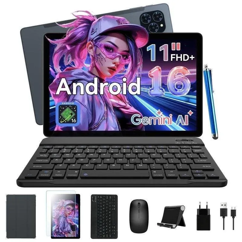Tablet Zenva T90 WiFi 11" 8GB 128GB Cinzento