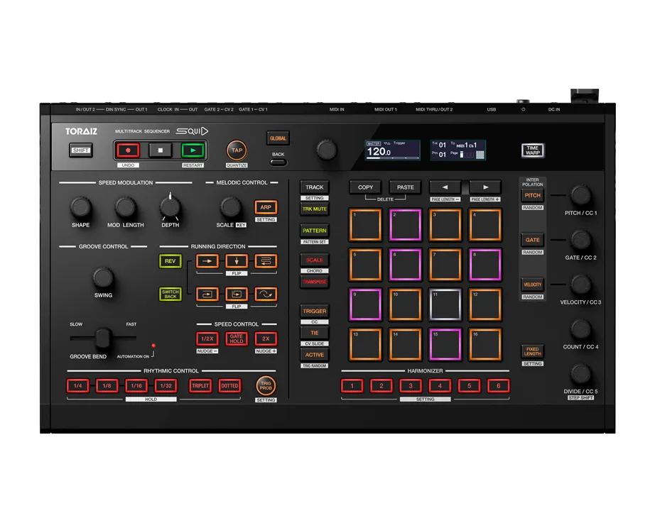 Controlador DJ Pioneer Toraiz Squid