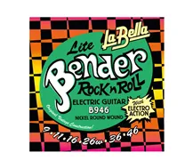 Jogo de Cordas para Guitarra Elétrica La Bella Lite Bender B946