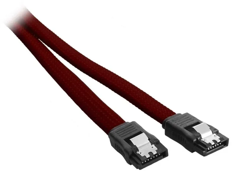Cabo SATA III CableMod ModMesh 60cm Vermelho Sangue