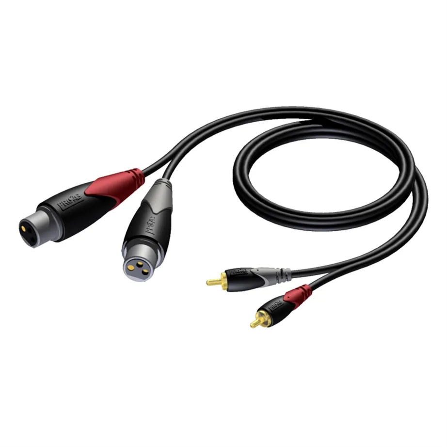 Cabo Procab CLA705/3 2xXlrF-2xRcaM 3mts