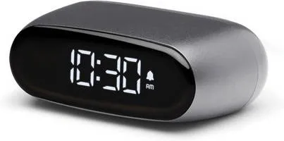 Relógio Despertador LEXON Minut (Digital - Cinzento escuro)