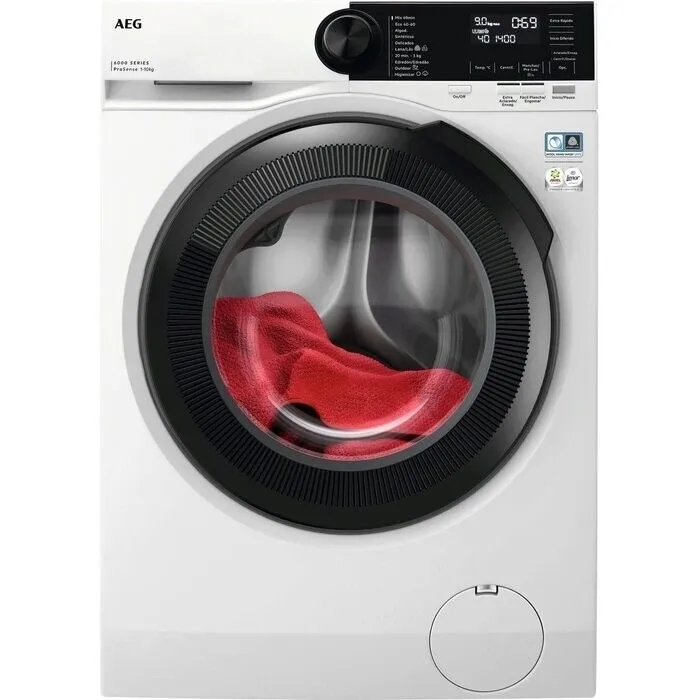 Máquina de Lavar Roupa AEG LFR6214O4B 10K A ProSense® (10 kg - 1400 rpm - Branco)