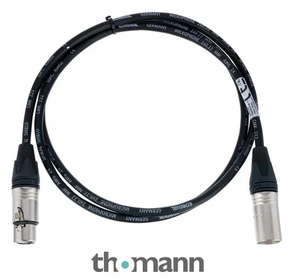 Cordial CTM 1,5 FM-BK