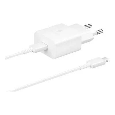 Carregador Samsung Fast Charger 15W c/ Cabo USB-C 1M Branco