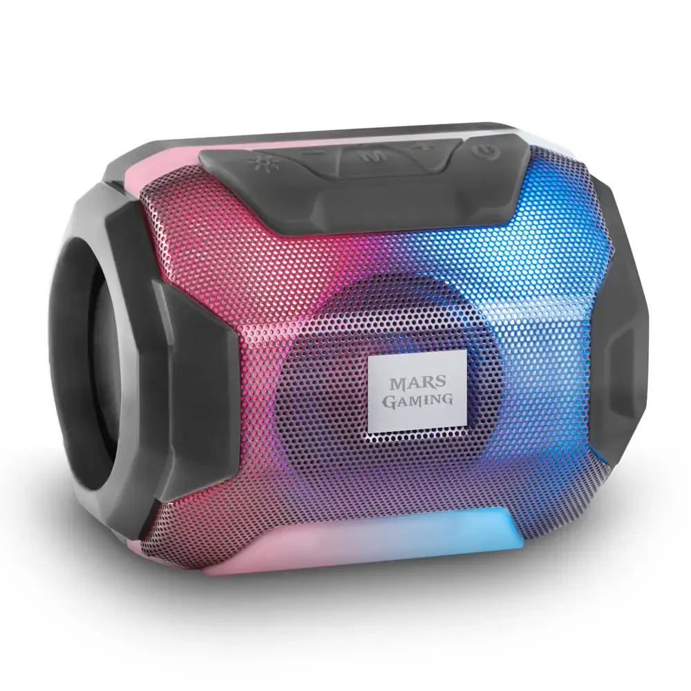 Coluna Portátil Mars Gaming MSBAX RGB Bluetooth Preta