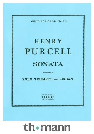 Alphonse Leduc Purcell Sonata Trumpet + Organ