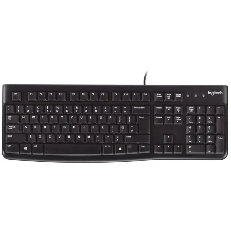 Logitech Keyboard K120 for Business Teclado USB Preto QWERTY Inglês
