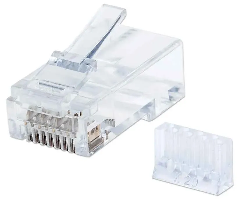 Intellinet 790604 conector RJ45 Transparente 790604