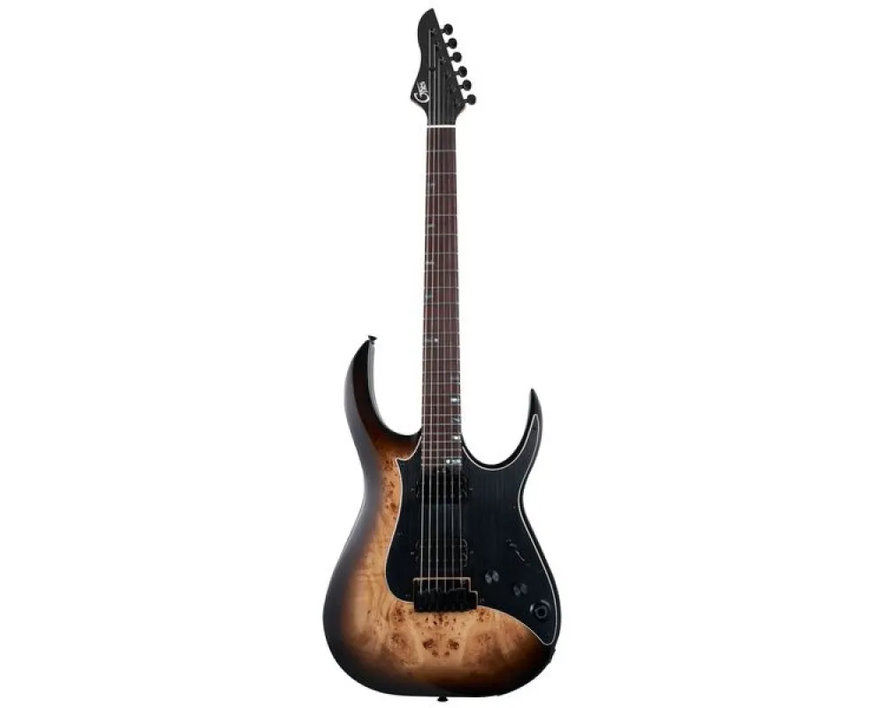 Mooer GTRS Guitars Modern 810 Natural Burst Intelligent Guitar with GigBag
