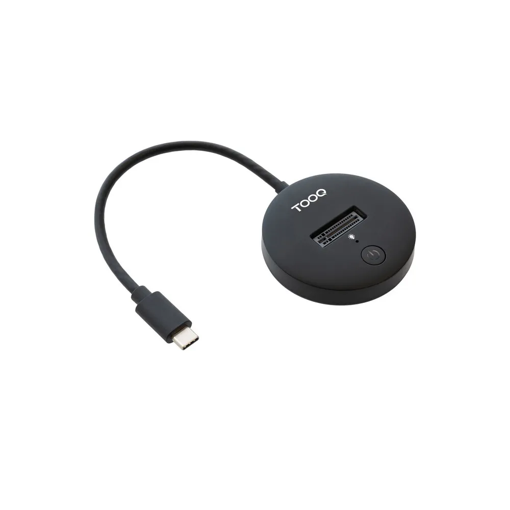 Dock Tooq para 1x SSD M.2 NVMe PICe USB-C 3.2 GEN 2 Preto