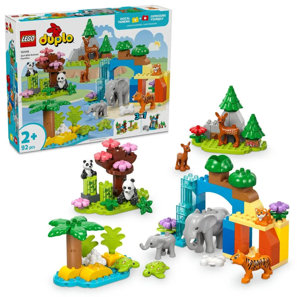 LEGO Duplo Famílias de Animais Selvagens 3-em-1 - 10446