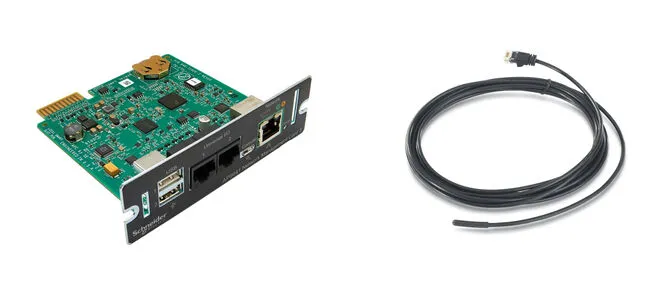 Cartão de Gestão de Rede UPS APC 3 com Monitorização Ambiental