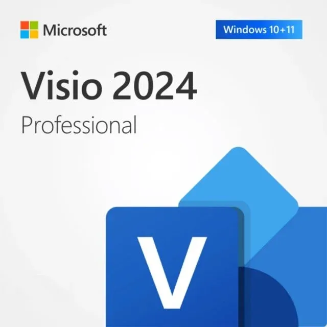 Microsoft Visio Professional 2024 Gráficos Completa 1 licença(s) ESD