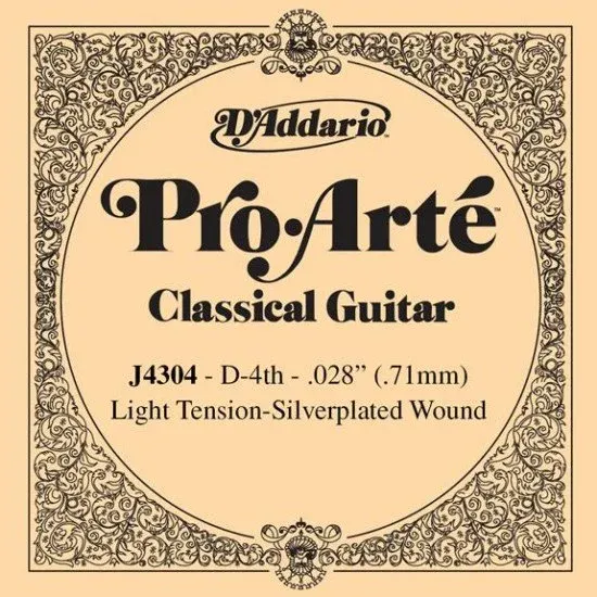 Daddario D 4th J4304 Light Tension Corda Avulso