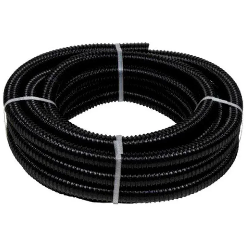 Mangueira Espiral Ubbink 25 mm 10 m Preta Reforçada Resistente UV