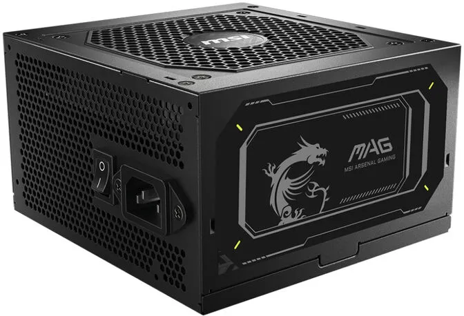 Fonte Modular MSI MAG A850GL 850W 80+ Gold PCIE5 II