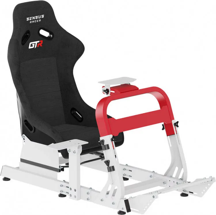 Cadeira Gaming INDECA Sensus Racer GTR Cockpit (Peso máximo suportado: 130 kg - Preto)